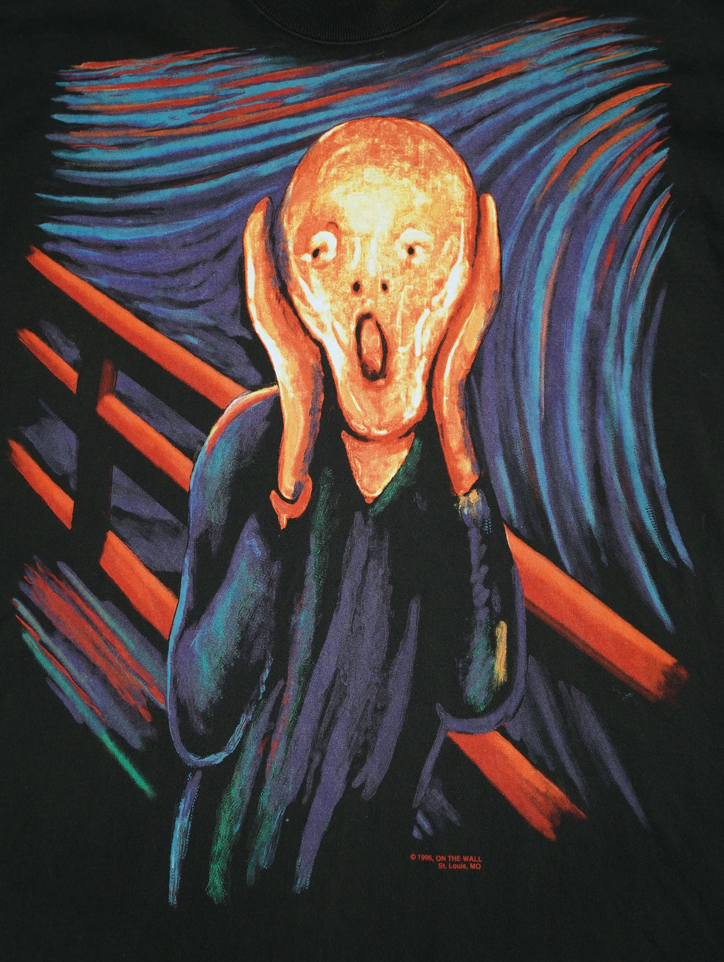 90s LIQUID BLUE ムンクの叫び tee