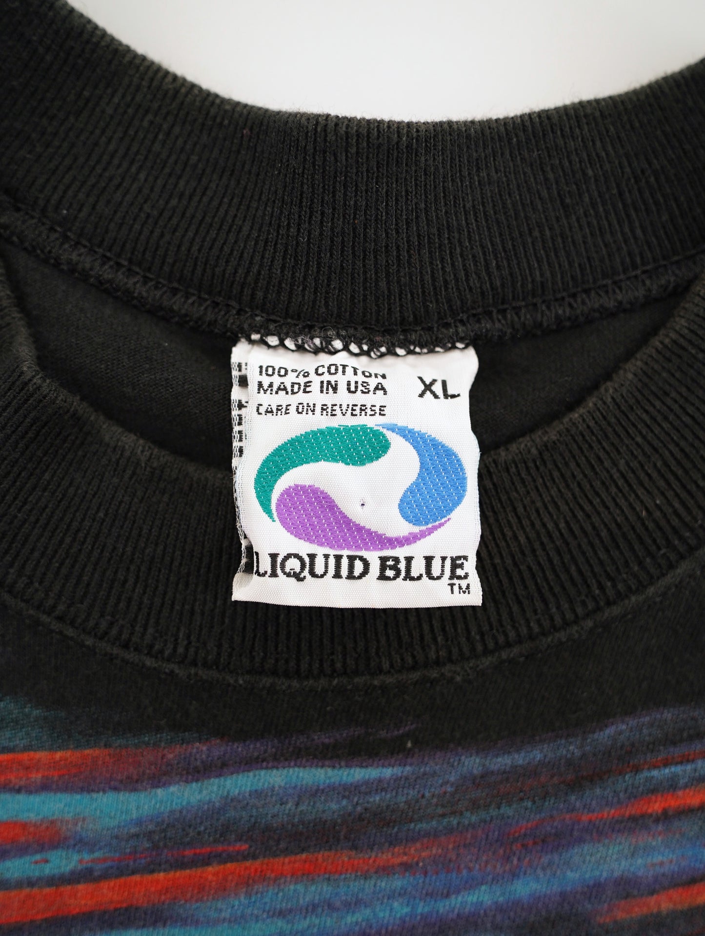 90s LIQUID BLUE ムンクの叫び tee