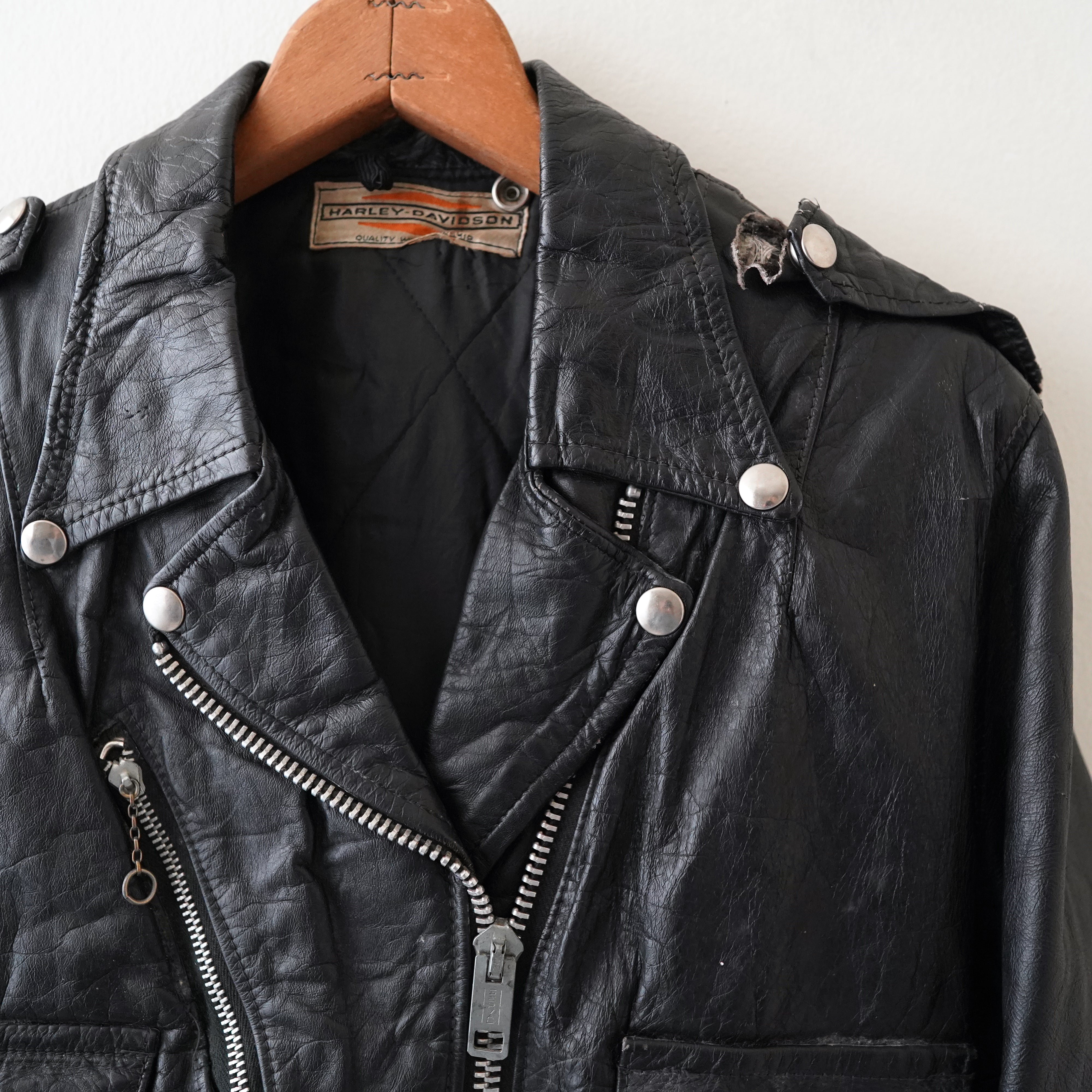 60s HARLEY DAVIDSON leather jacket – NEVER KNOWS