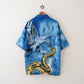 open collar animal shirt