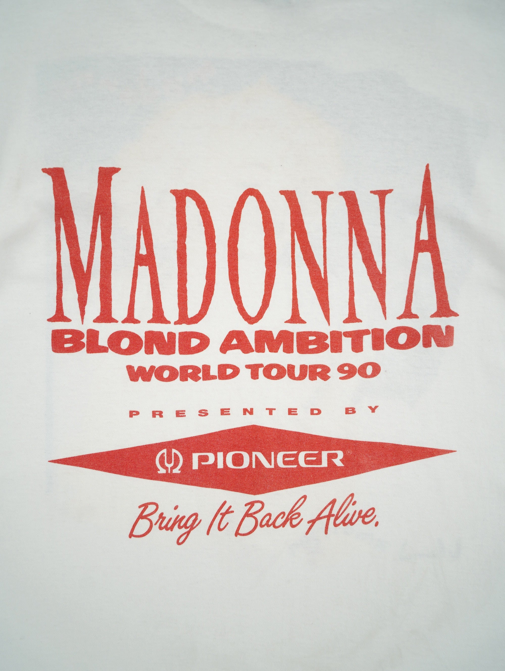 90s Madonna Blond Ambition Tour tee – NEVERKNOWS