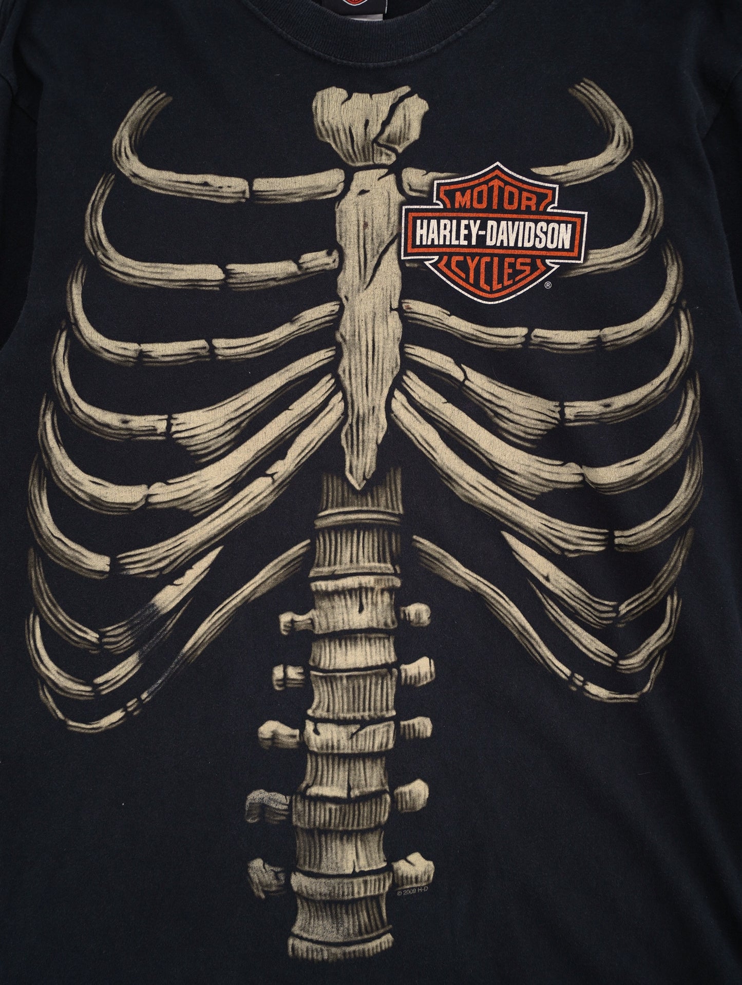 00s HARLEY DAVIDSON skelton long tee