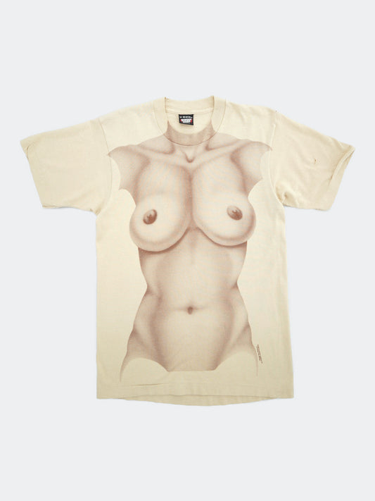 80s nude woman tee