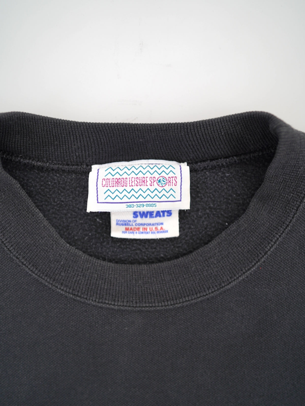 90s college logo sweat