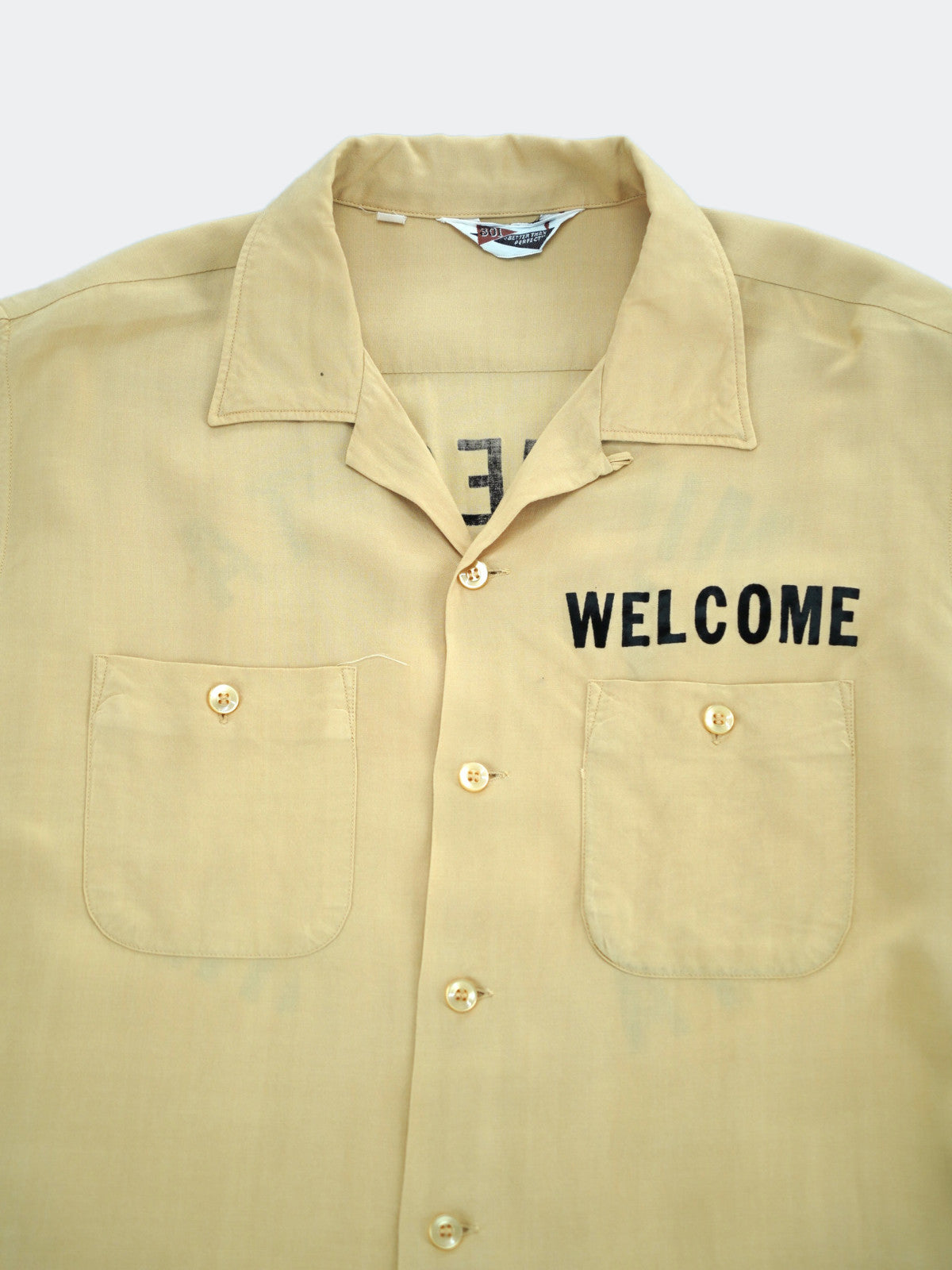 60s 301 BETTER THAN PERFECT bowling shirt – NEVERKNOWS
