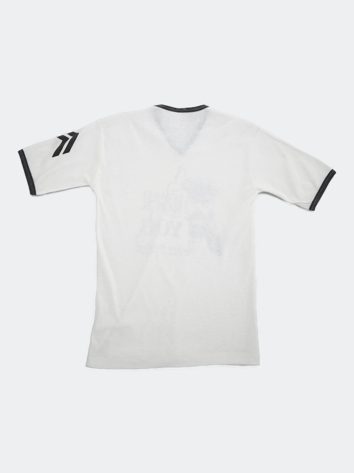 80s-90s print V-neck tee