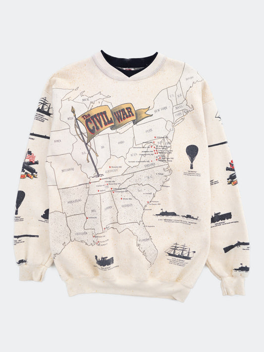 90s USA map sweat