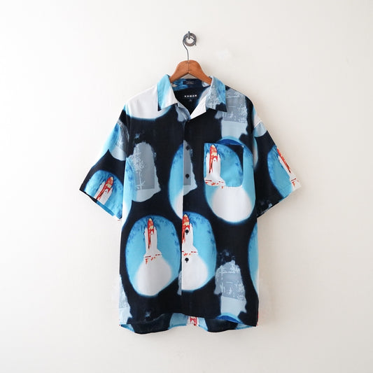 00s rocket button down collar shirt