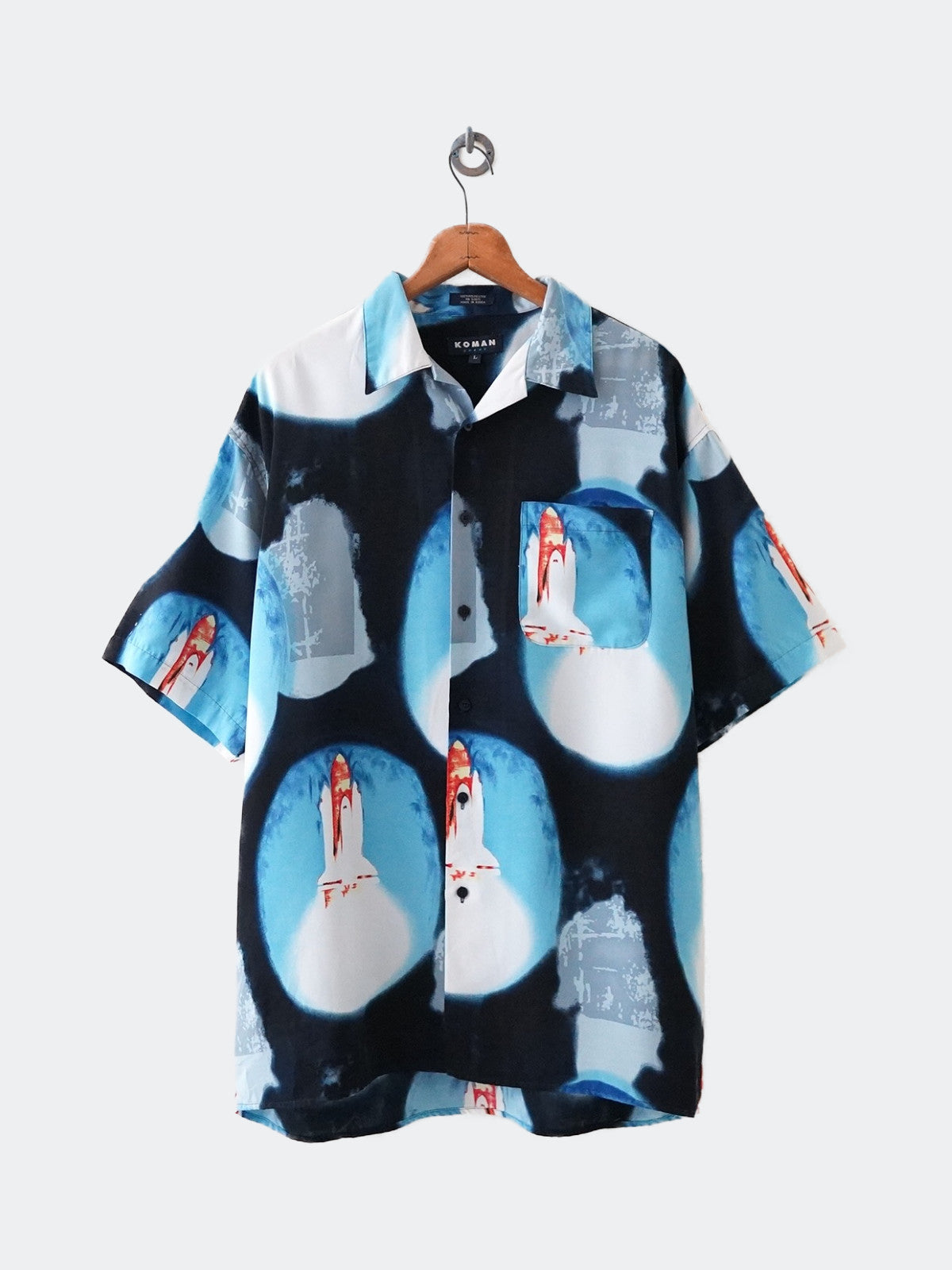 00s rocket button down collar shirt