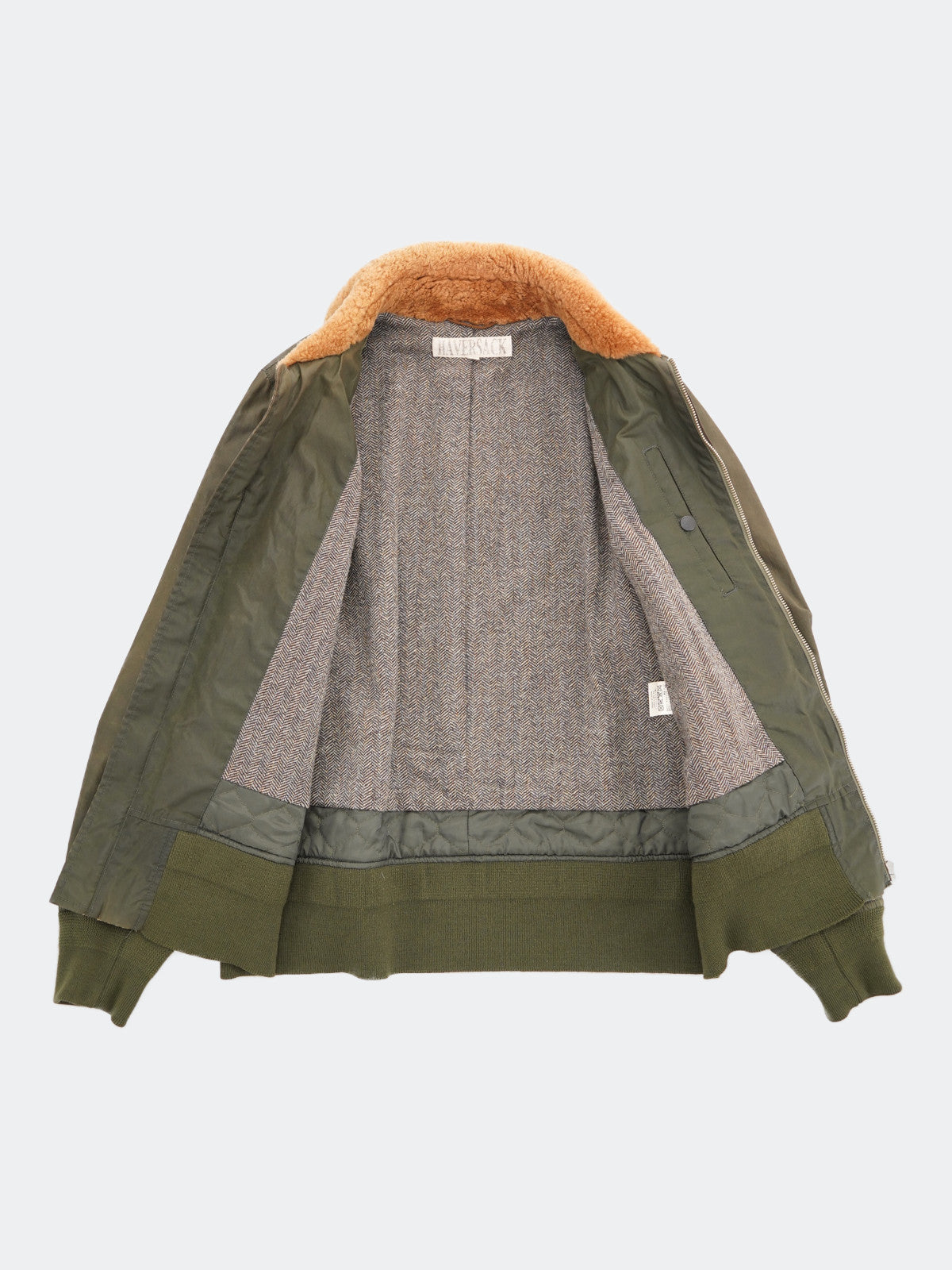 HAVERSACK oil flight jacket