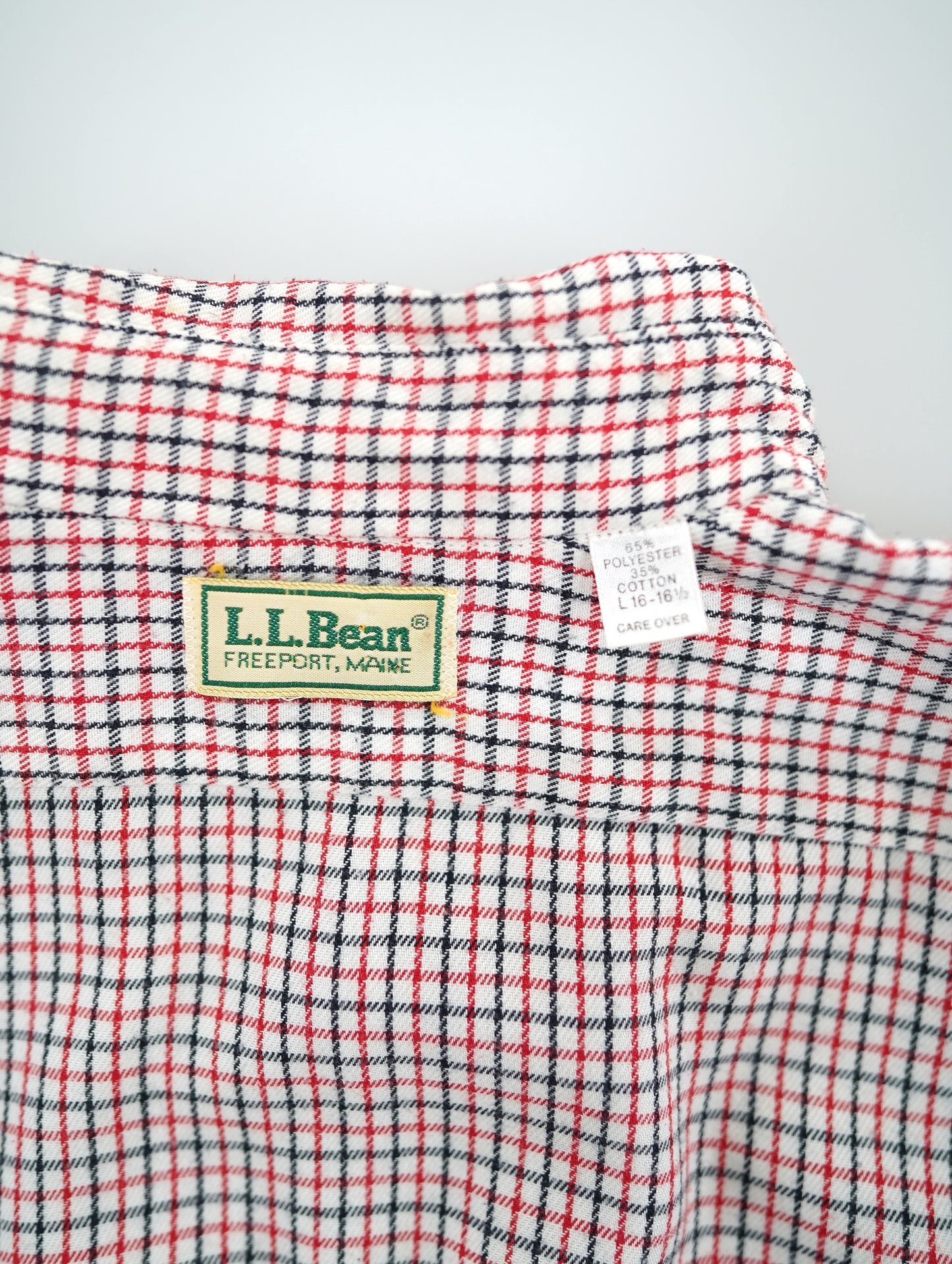80s-90s L.L.Bean check shirt