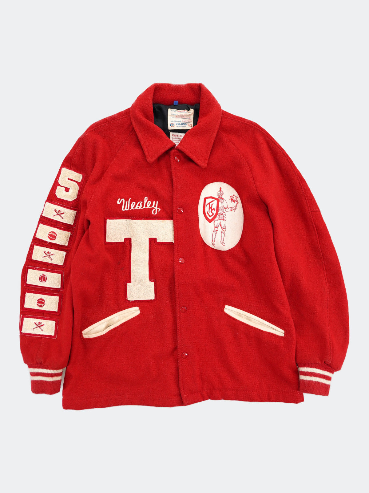 60s-70s college stadium jacket