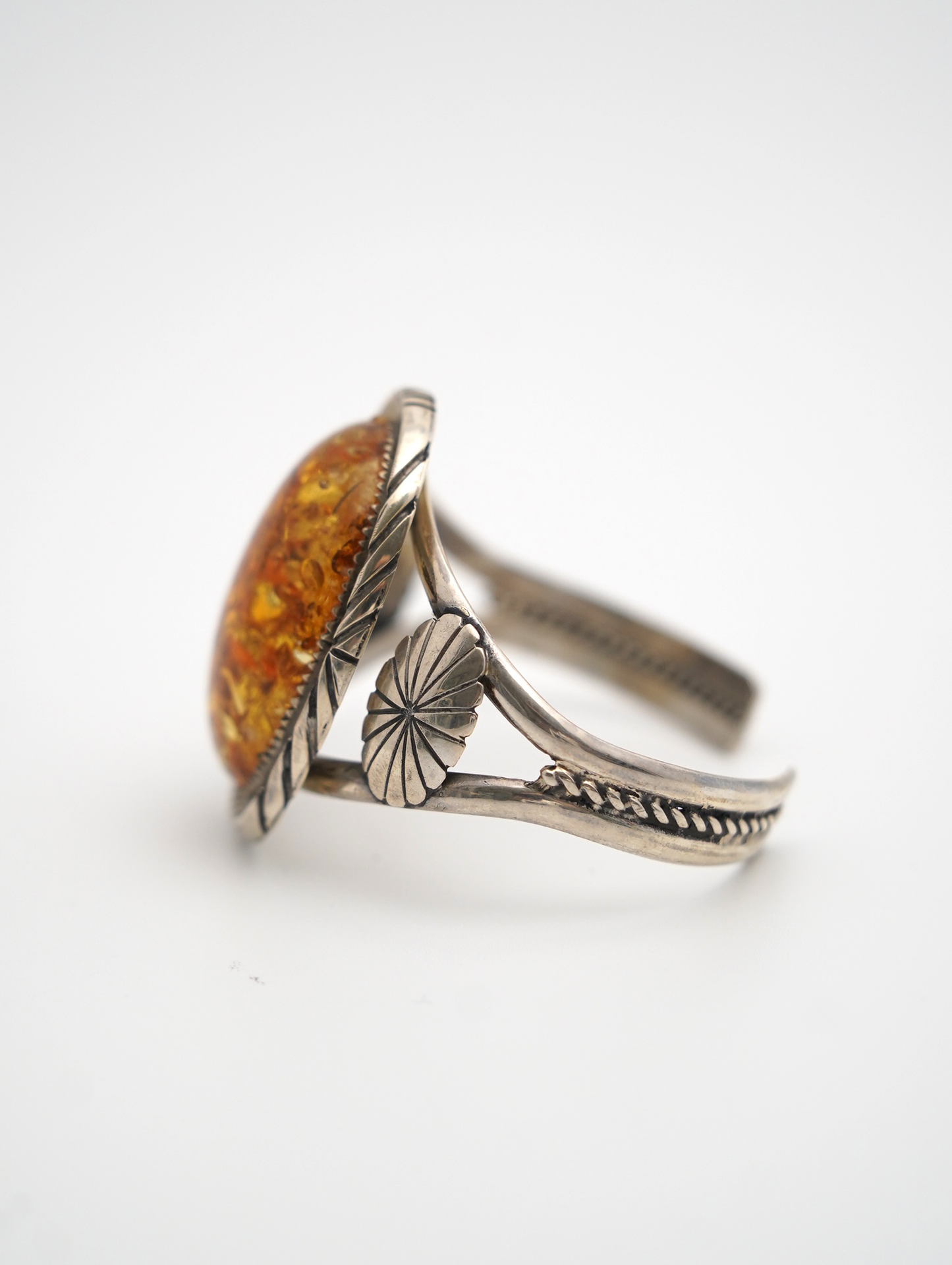 orange stone bangle