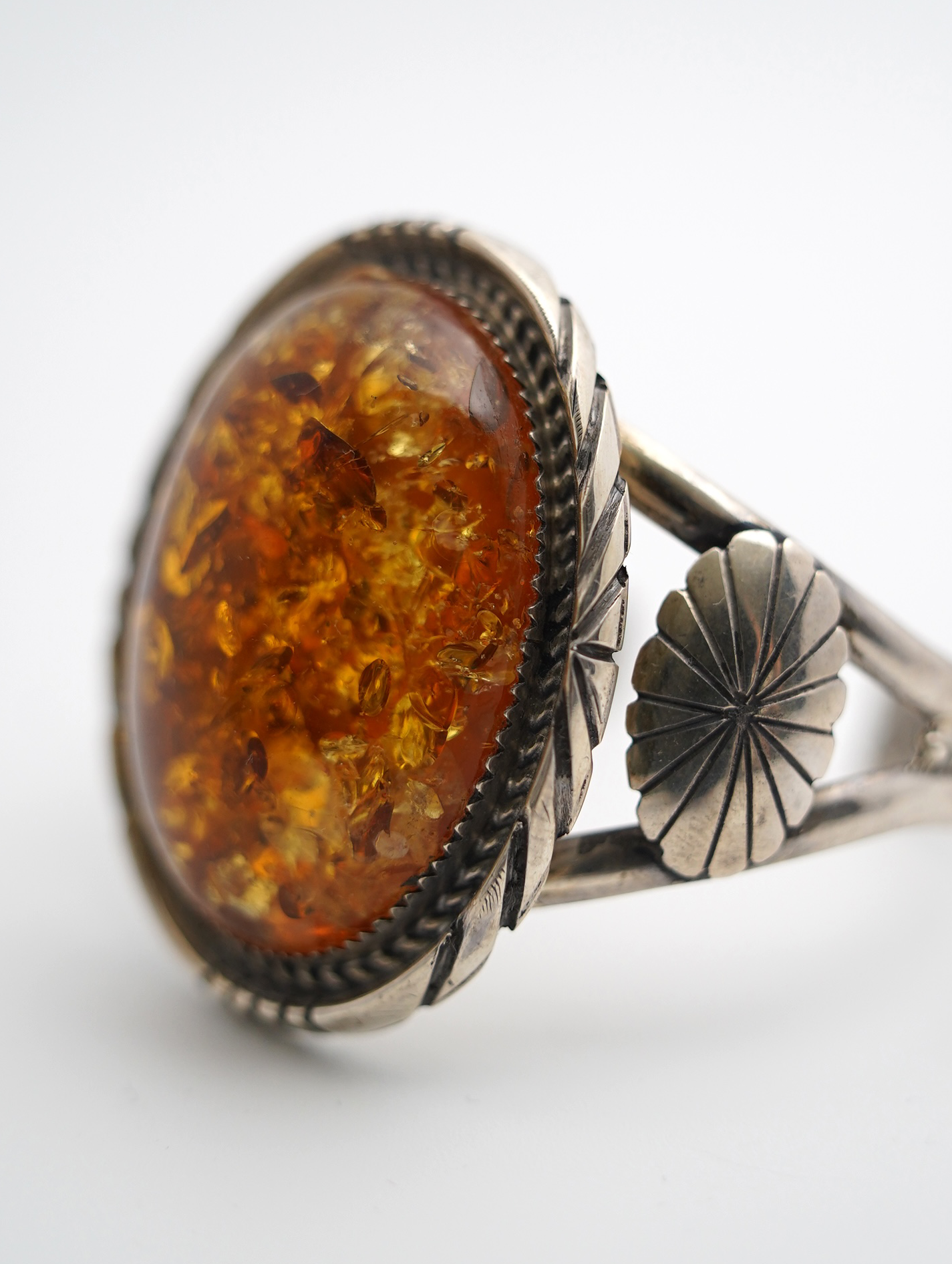 orange stone bangle