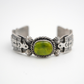 green stone bangle