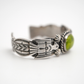 green stone bangle