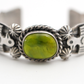 green stone bangle