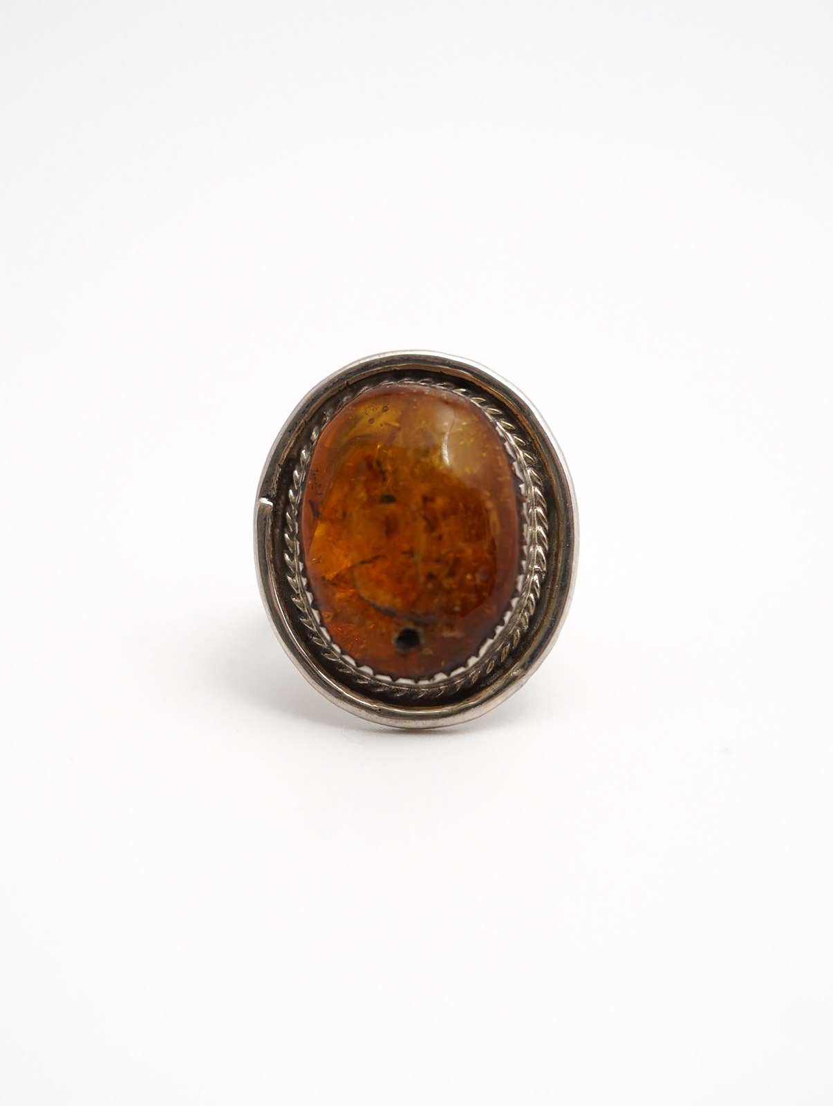 orange stone ring