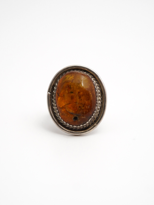 orange stone ring