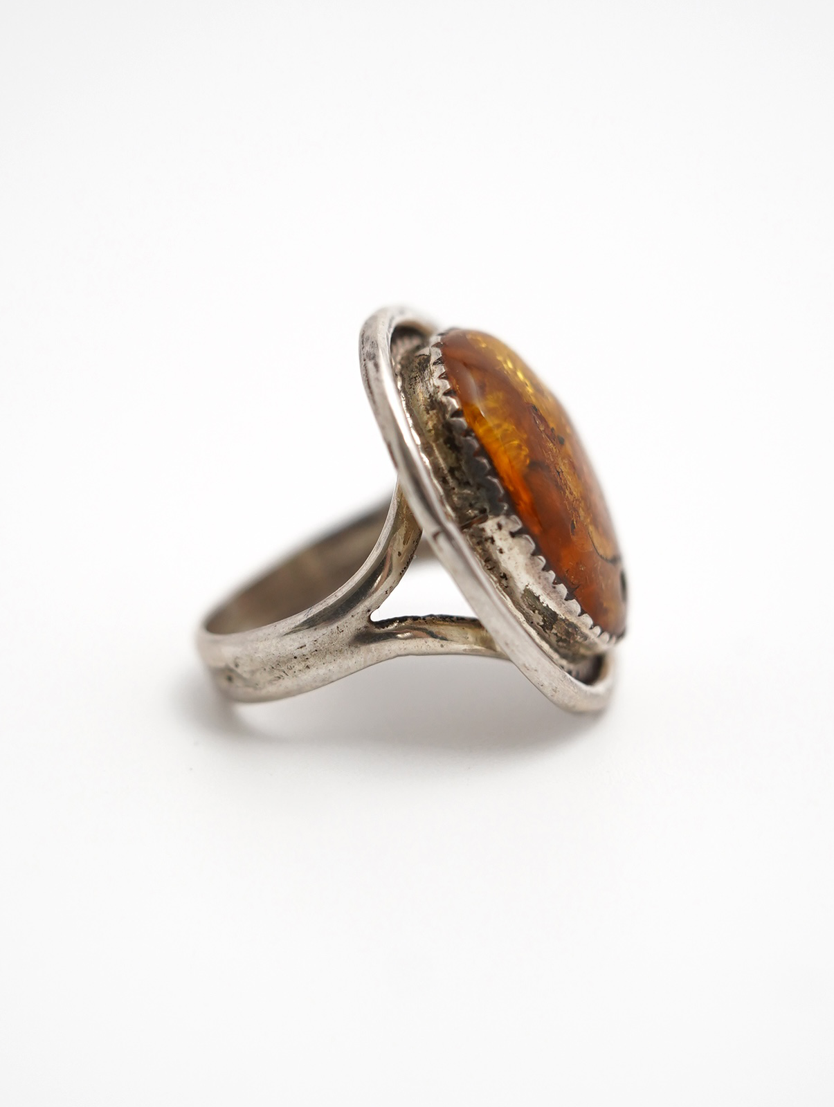 orange stone ring