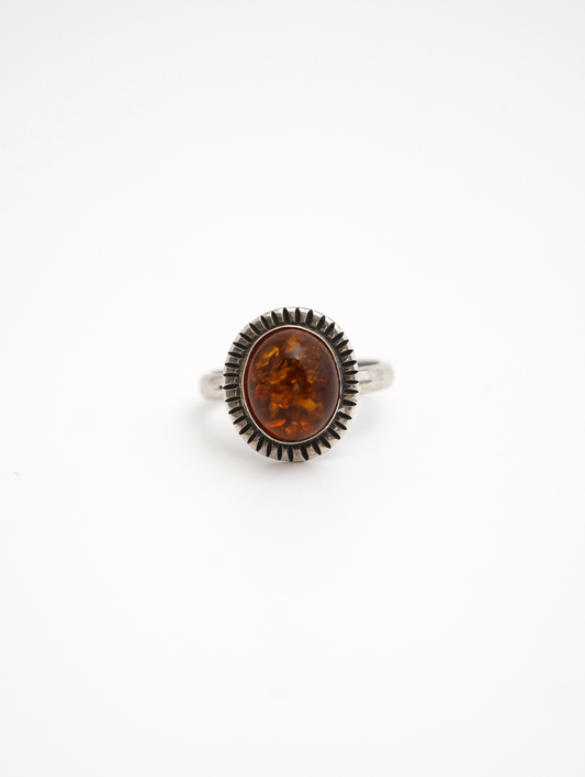 orange stone ring