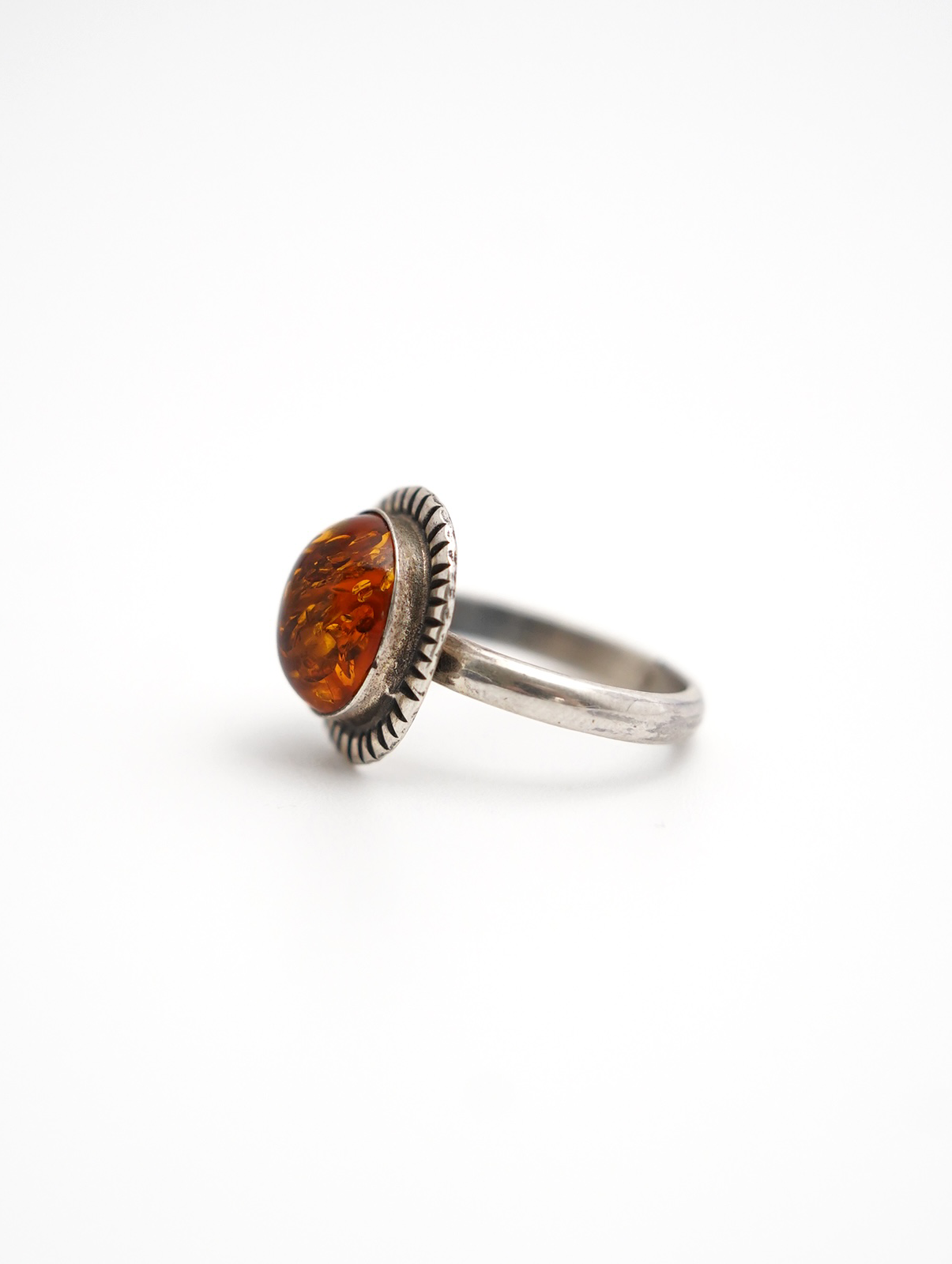 orange stone ring