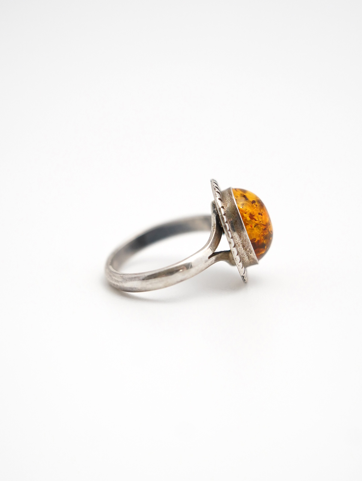 orange stone ring