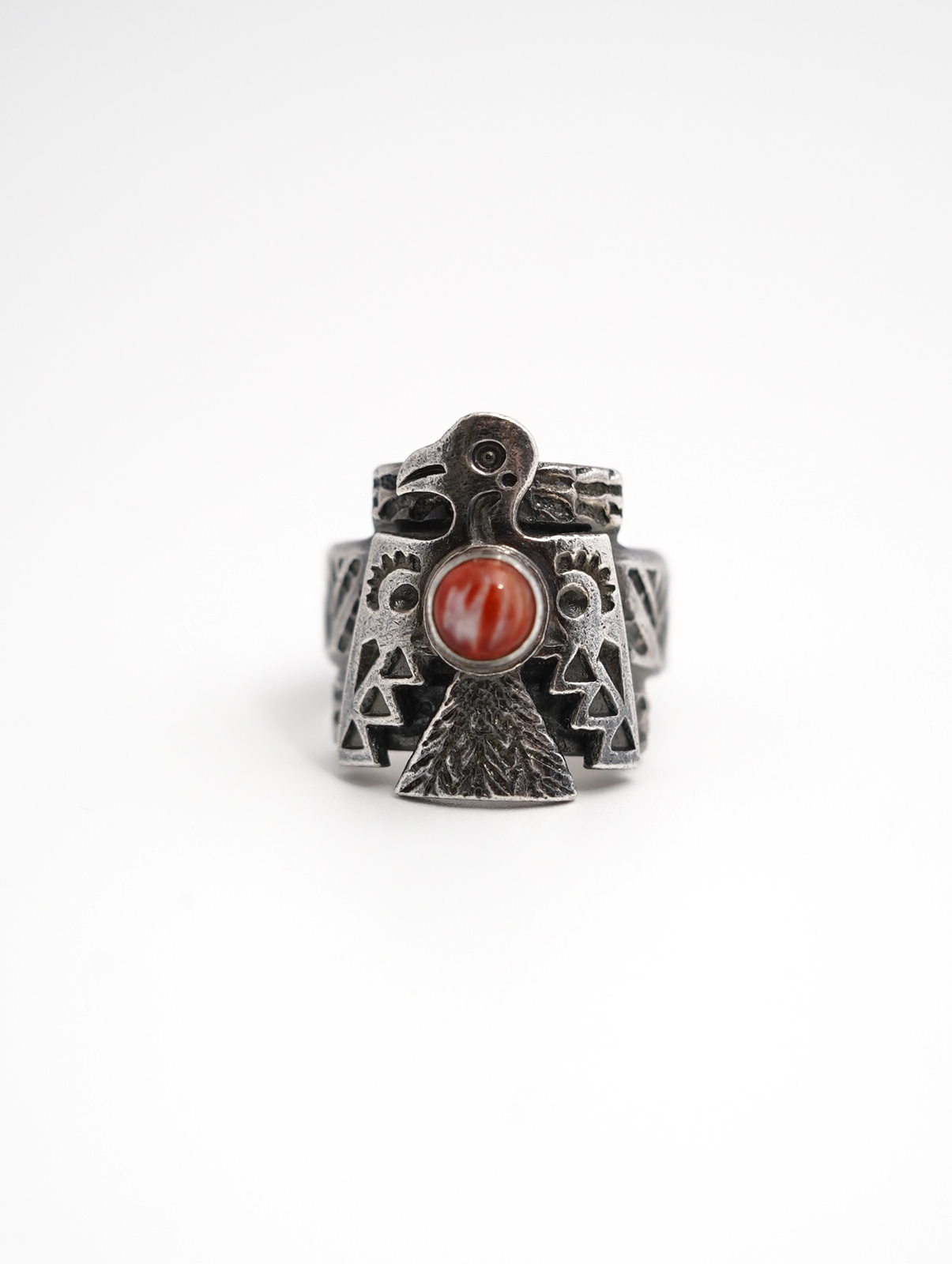 red stone ring