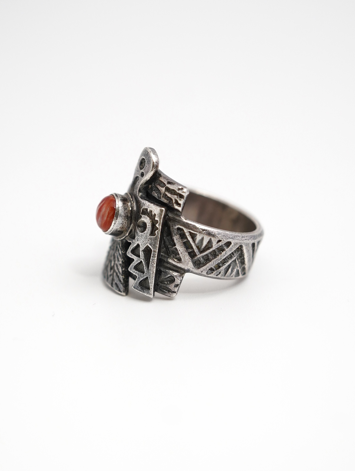 red stone ring