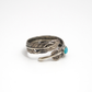 feather turquoise ring