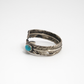 feather turquoise ring