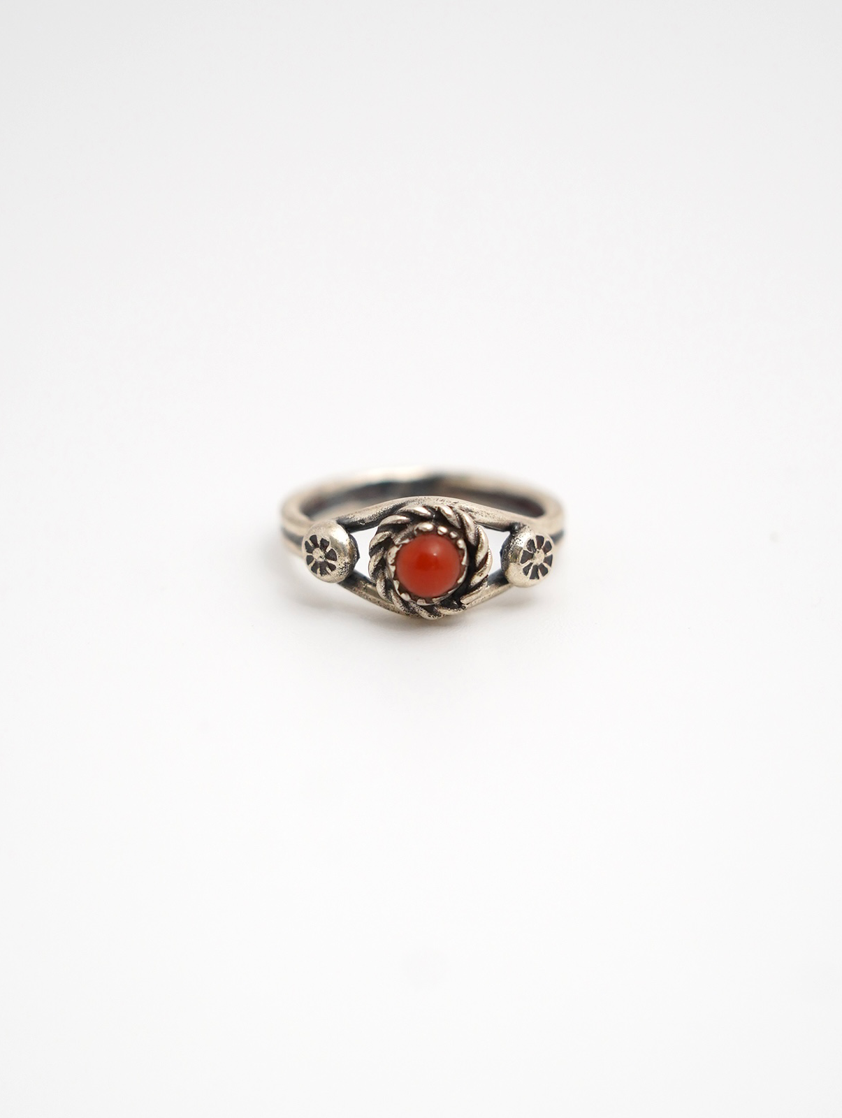 red stone ring