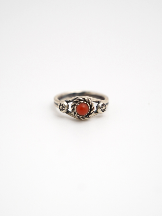 red stone ring