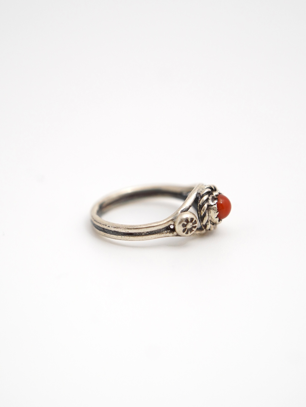 red stone ring