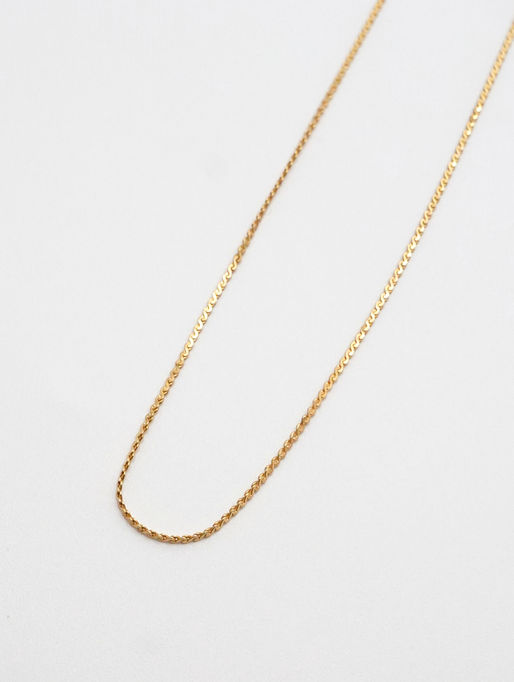 gold necklace 14