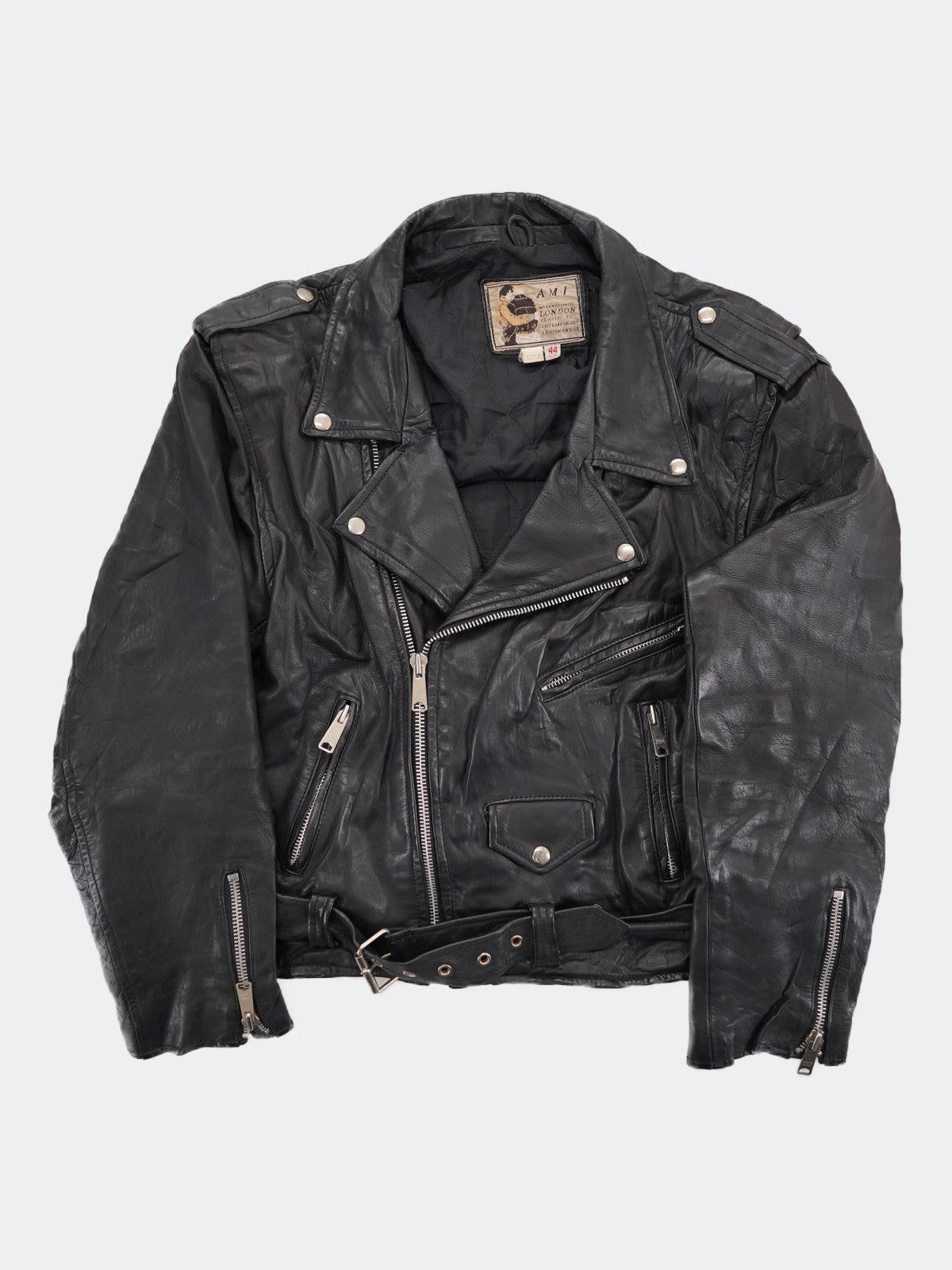 80s-90s leather jacket