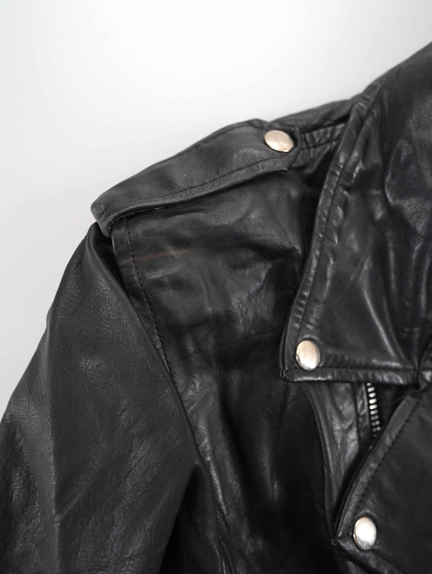 80s-90s leather jacket