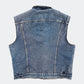 80s Levi's fleece denim vest