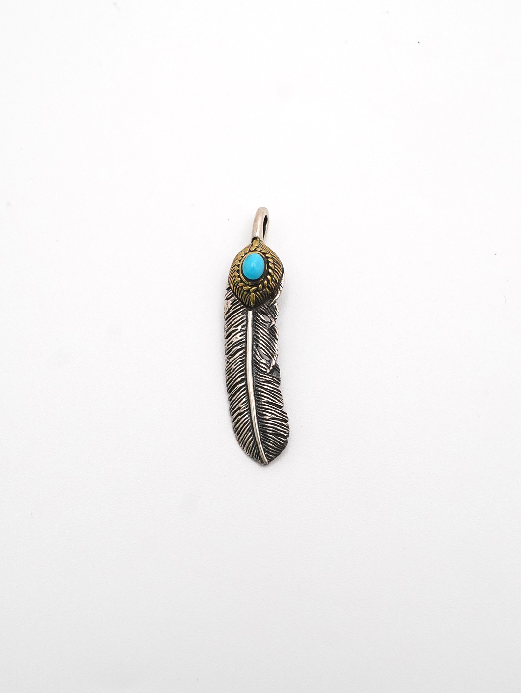 turquoise feather top