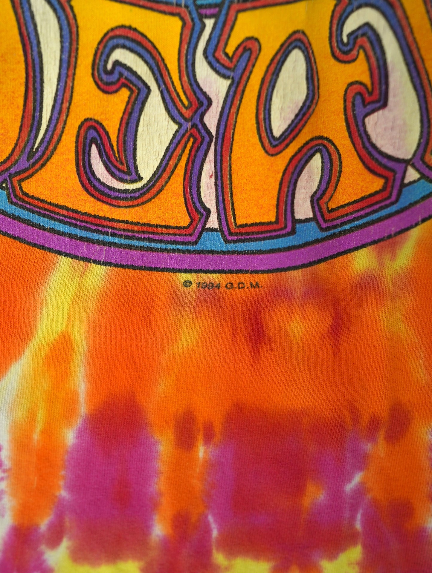 90s tie-dye GRATEFUL DEAD tee