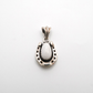 white stone pendant