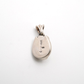 white stone pendant