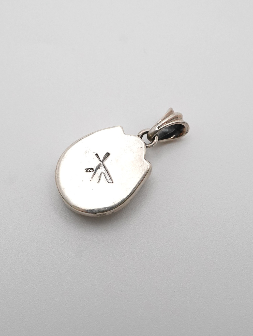 white stone pendant big