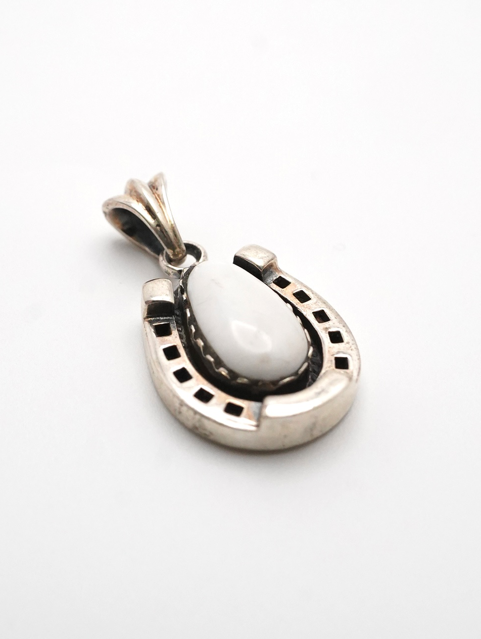 white stone pendant big