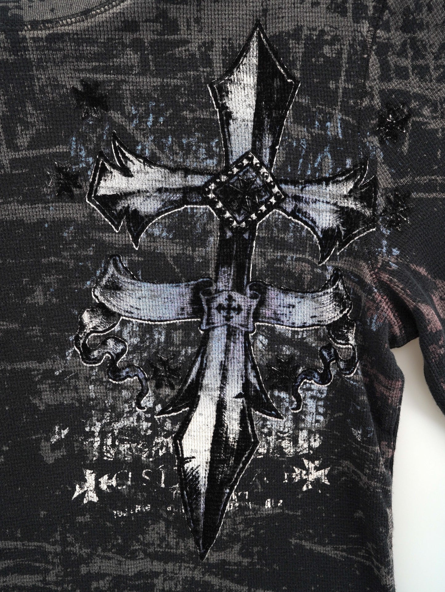 tie dye design long tee