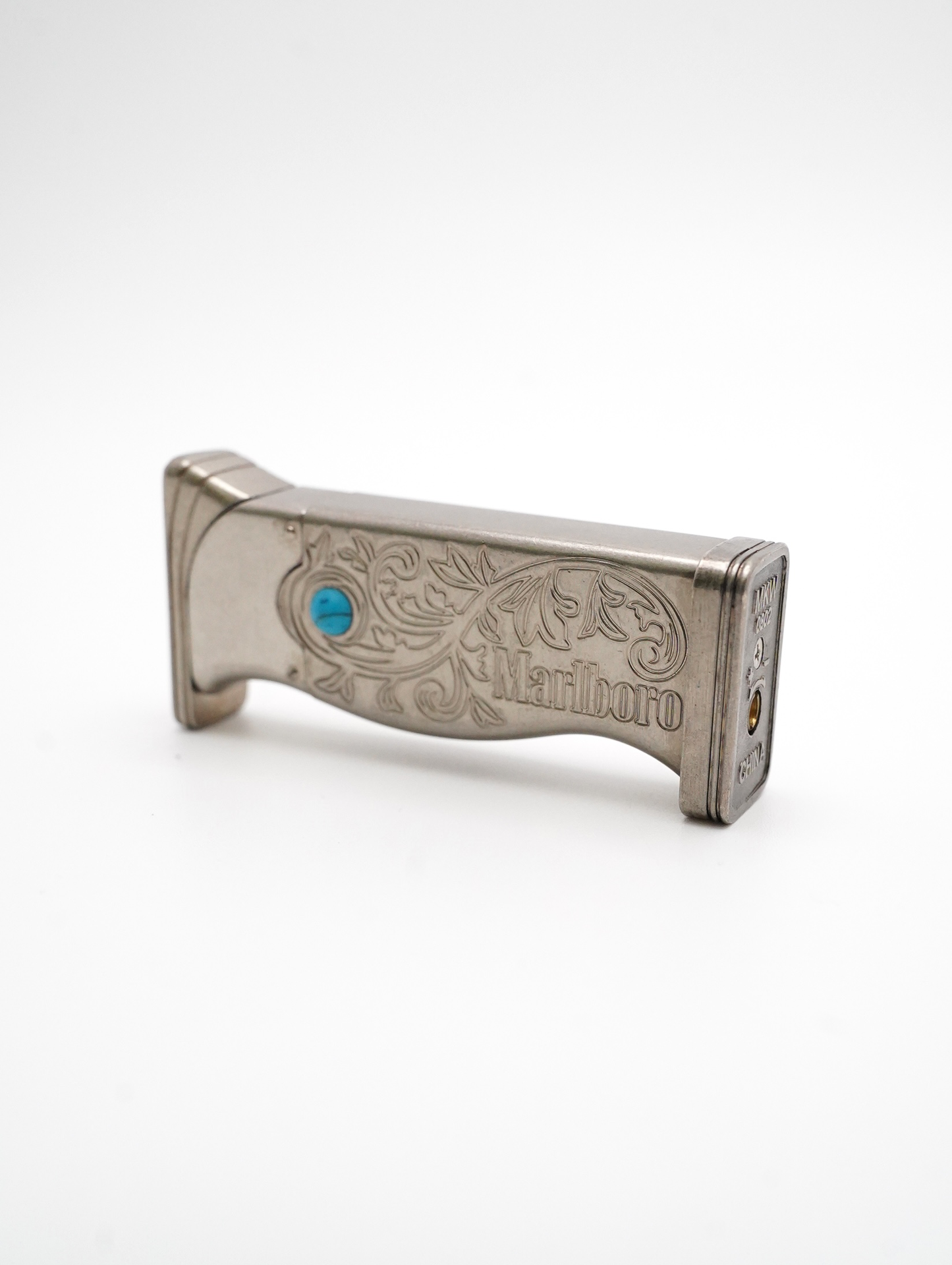 90s Marlboro turquoise gas lighter