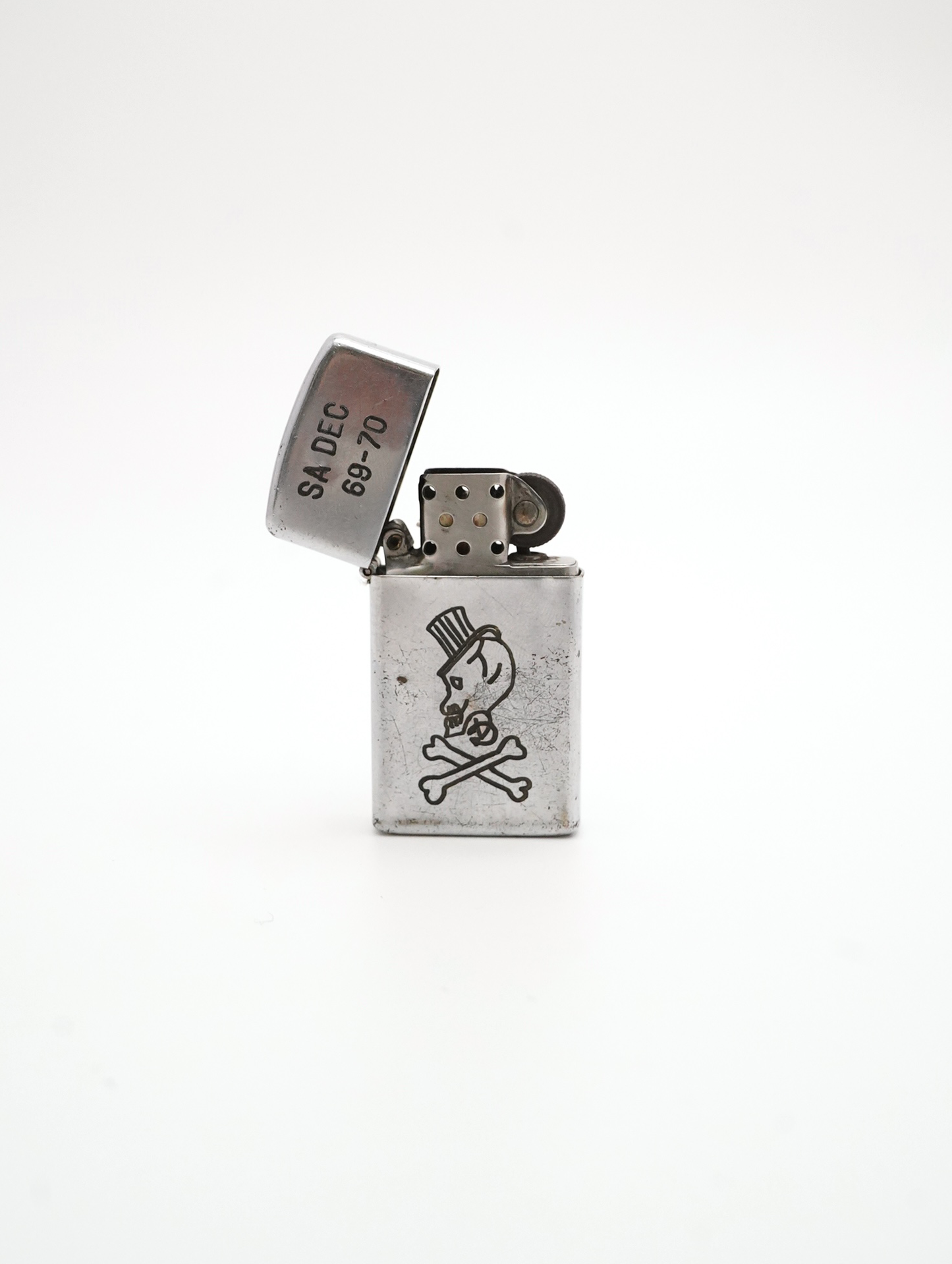 60s Vietnam skull Zipo