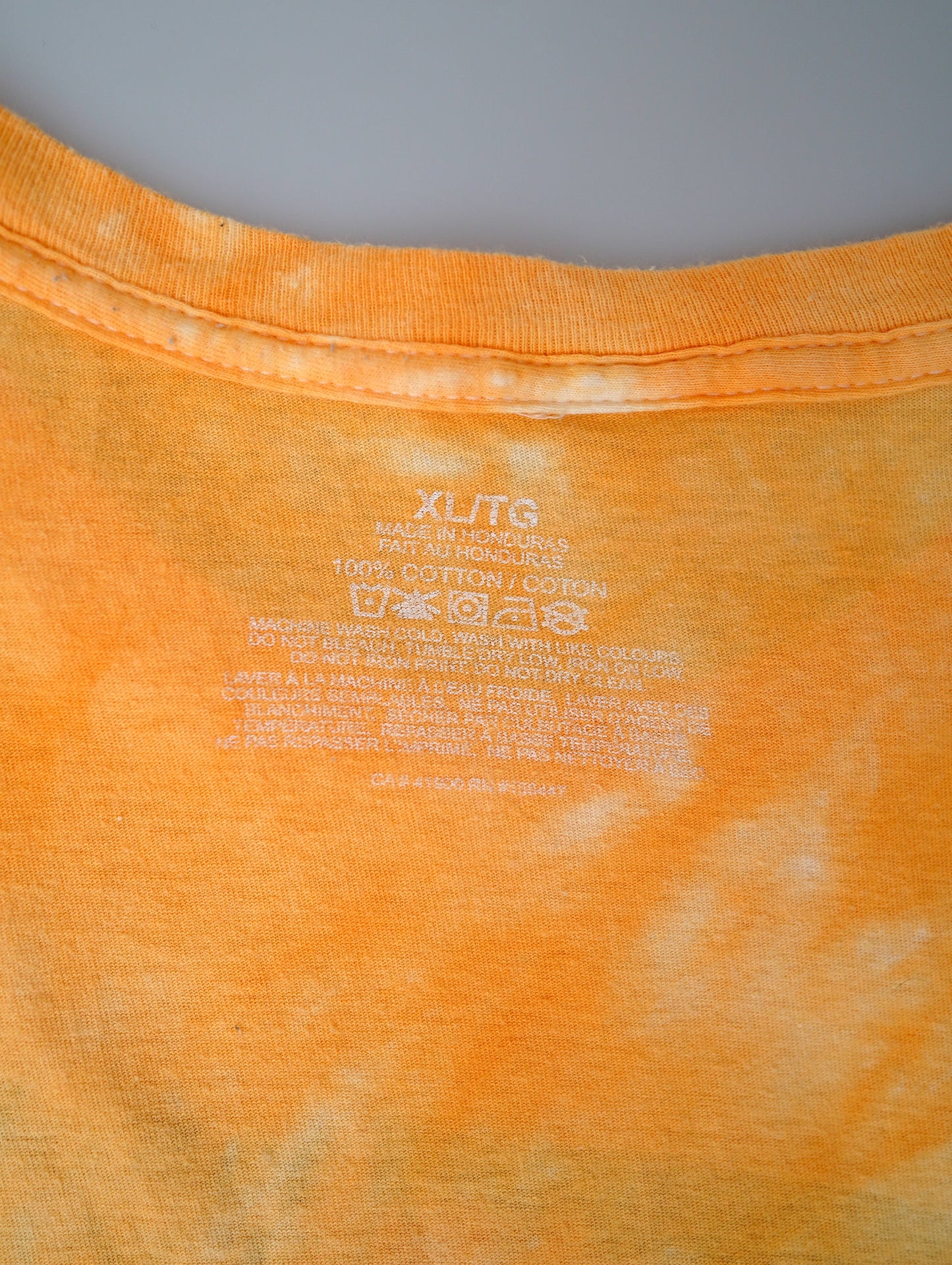 tie dye sunflower tee