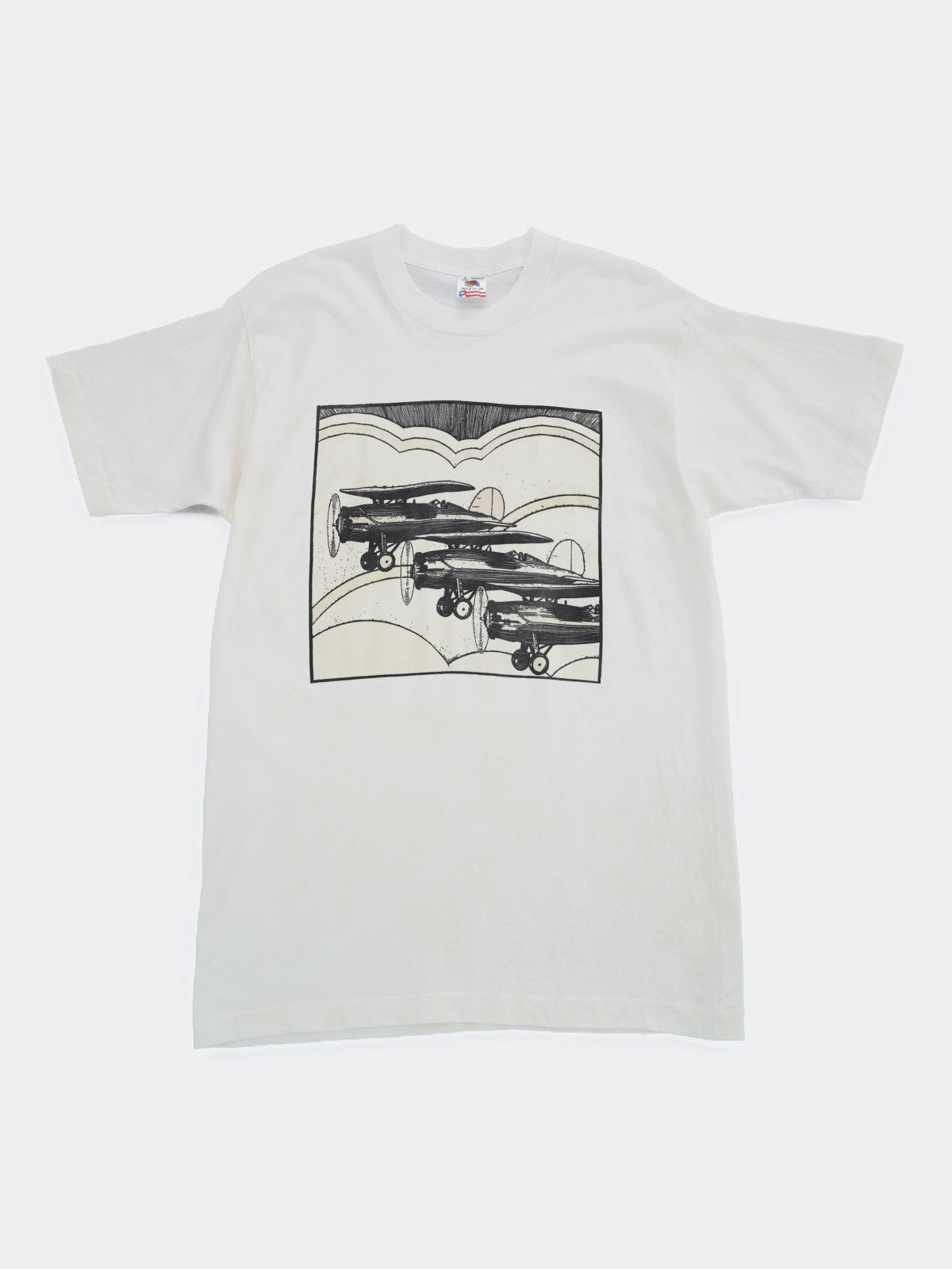 90s helicopter print tee