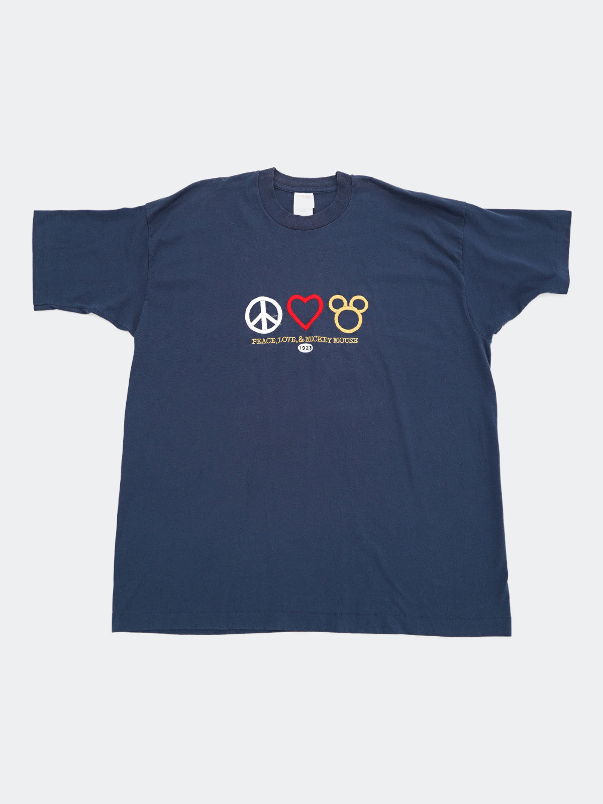 90s peace love & Mickey tee